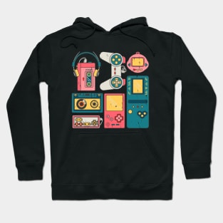 Vintage Control gamer Video Game Controller Hoodie